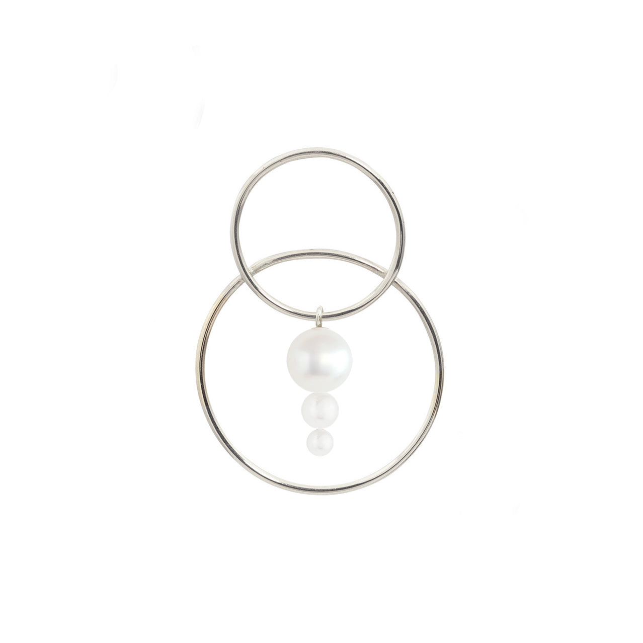 Triple Pearl Scarpa Earrings